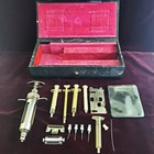 Vintage Embalming Kit Mortuary Funeral Director Medical Syringe Instrument Set