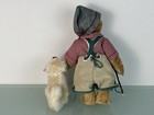 Steiff Animal 671241 Alpine Shepherd With Dog 30cm   14cm  Excellent Condition