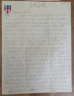Wwii Letter  Handwritten W  Envelope  From India To Philadelphia  Sept 1944