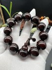 20mm Super Quality Indian Small Leaf Red Sandalwood Bracelet                                                 