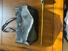 Coach City Tote Black Pebble Leather Zip Top - Large