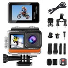 4k Action Camera Wifi Dual Screen Eis Anti Shake 30m Waterproof Sports Cam Usa