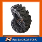 10x16 5 Solid Skid Steer Tires Flat Proof Set Of 4 With Rims