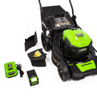 Greenworks 40v 20  Brushless Lawn Mower Kit With Battery   Charger