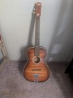 Vintage Regal Parlor Acoustic Guitar 1930-40s Usa Unibar Reinforced Neckw  Case