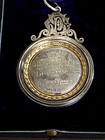Antique Rare Silver St Saint Bernard Dog Show Medal  1887 In Orig Fitted Case
