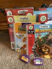 Lot Of 8 Leap Frog Leappad Interactive Books And Cartridges Used  Toy Story 2