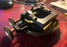 Antique Brass Rotating Mechanical Stage For Watson Van Heurck Microscope C1910