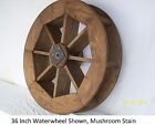 Amish-made 36  Waterwheel - Waterwheels Available In 9 Finishes