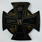 Imperial German Wwi Iron Cross 1st Class 1914 Screwback Mounting