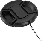 58mm Front Lens Cap Cover Center Pinch Snap On For Nikon Sony Pentax 3pcs