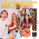6 Pack 12 Inch Confetti Cannon Multicolor Confetti Popper Party Shooter For W   