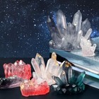 Crystal Cluster Molds  Quartz Rock Resin Mould Epoxy Casting 4  White