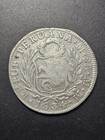 1834-7 Philippines 8 Reales Counterstamp On 1834 Peru 8 Reales