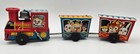 Vintage Sonsco Japan Tin Litho Animal Bumpy Train Wind Up Toy W original Box