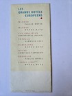 Vintage 1958 Hotel Ritz Madrid Spain Travel Brochure
