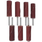  7 Pcs Sandpaper Stick Grinding Head Drum Sander Sleeves Work Tool