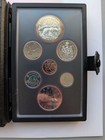 1980 Royal Canadian Mint Double Dollar Proof Like Set 7 Coin With Coa In Case