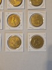 Tresors De France Souvenir Coins Lot Of 9 Landmarks Collectors Peices 2 Doubles