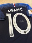 Kylian Mbapp   Signed France  10 Soccer Jersey Fifa World Cup