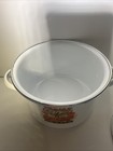 Campbell s Tomato Soup Pot Small Enamel Porcelain On Steel Oven Freeze 1 1 4 Qt