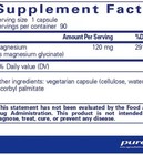 Pure Encapsulations Magnesium  glycinate  120mg - 90 Vegetarian Capsules New