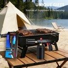 Muphop Powerful Propane Torch Gun  Flamethrower Gun With Adjustable Flame  Bl   