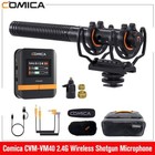 Comica Cvm-vm40 2 4g Super Cardioid Condenser Video Wireless Shotgun Microphone
