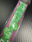 Chessex Lab Dice Chx 30074 Nebula Gelatinous white  polyhedral 7-die Set 