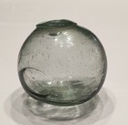 Japanese Vintage Glass Fishing Float Green 3 Inch