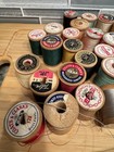 Vintage Coats   Clark s Mercerized Sewing Thread Lot Of 73 Wooden Spools