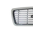 Grille Compatible Fit For Ford 2006-2008 F-150 Black Shell W chrome 