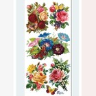 Violette Stickers - Roses - 1 Garden Butterflies   Floral Sticker Sheet - Crafts