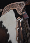 Custom Made Leather Chinks hair On Cowhide Chaps made In Usa