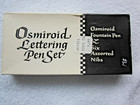 Osmiroid Drawing Fountain Pen Set 6 Nibs  Box  Flexible Lever   1974 England