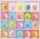 Bath Bombs For Kids With Surprise Inside  20 Pack Handmade Bath Bomb Gift Set   