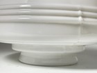 Vintage Art Deco Milk Glass Pendant Light Shade Globe Ribbed Cone Shaped