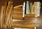 Vintage   Antique Advertising Rulers     40  Year Collection     6   12 Inch Ruler