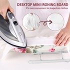 Portable Tabletop Ironing Board Mini Home Sewing Travel Table Top Pad Mat W  Leg