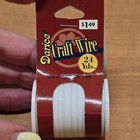 Darice Craft Wire 24 Yards 26 Gauge White  3204-06 Crafts Jewelry Ornaments New