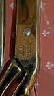 Pair Vintage Sewing Scissors  Golden Richards Of Sheffield England W bag