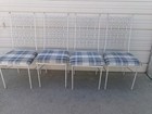 Set 4 Arthur Umanoff Granada Dining Chairs Woodard Sty Mid Century Four Mcm