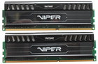 Patriot Memory Viper 16gb  2 X 8gb  1600mhz Desktop Ddr3 Ram   Pv316g160c9k