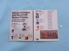 Vintage 1990 Warner Home Video Warner Wins The West Vhs Promo Catalog Brochure