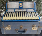 Vintage 1950s Morbidoni Duke Piano Accordion Royal Blue - 41-120 Keys - Plays