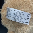 Fao Schwarz Tan Teddy Bear Plush Stuffed Animal Shaggy Floppy Toys R Us 15  
