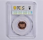 1987-s Lincoln Memorial Cent Pr70 Rd Pcgs Blue Lbl