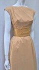 Vintage 1960s House Of Bianchi Peach Crinkle Chiffon Maxi Dress - Size Xs