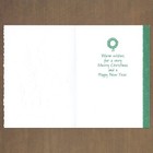 Lot Of 4 Vintage Giordano Art Paper Magic Christmas Cards   Envelopes  Cute Bear