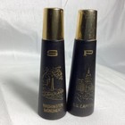 Vintage Washington D c  Black And Gold Salt And Pepper Shakers Wood Stand